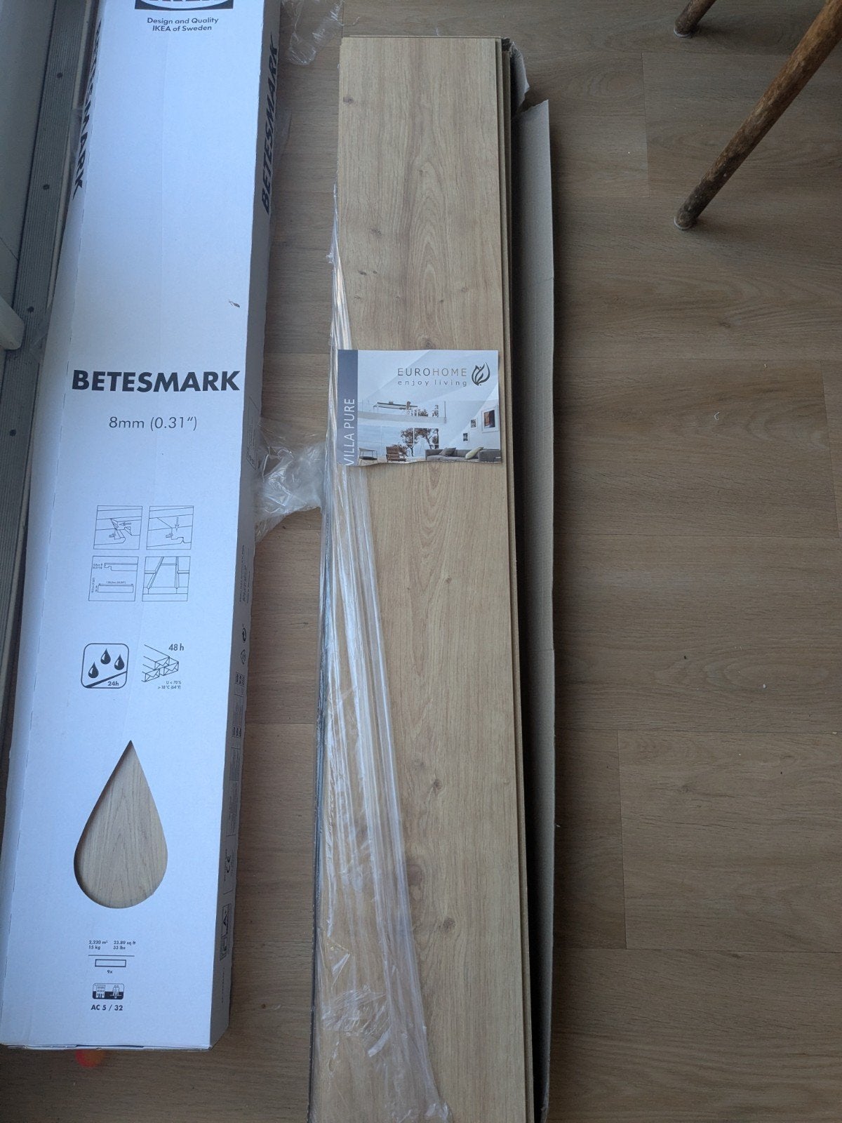 Euro home houtlook. eiken kliklaminaat, Ophalen, Nieuw