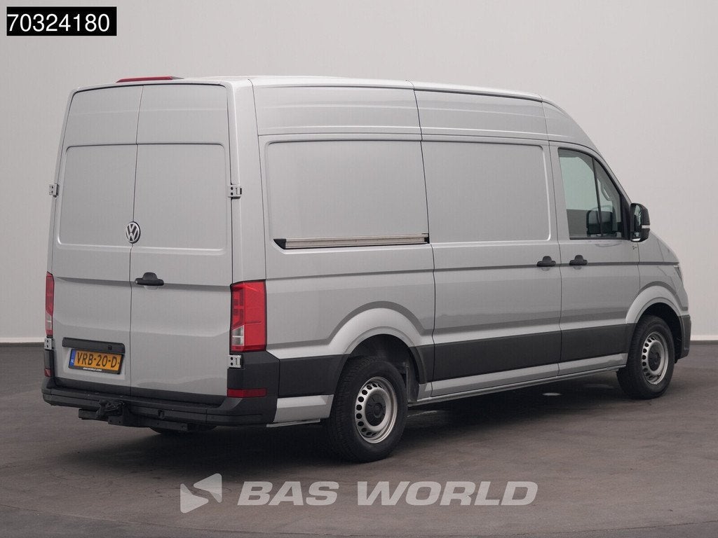 Volkswagen Crafter 140pk L3H3 Trekhaak Navi Airco Cruise Cam, Stof, Gebruikt, Euro 6, 4 cilinders