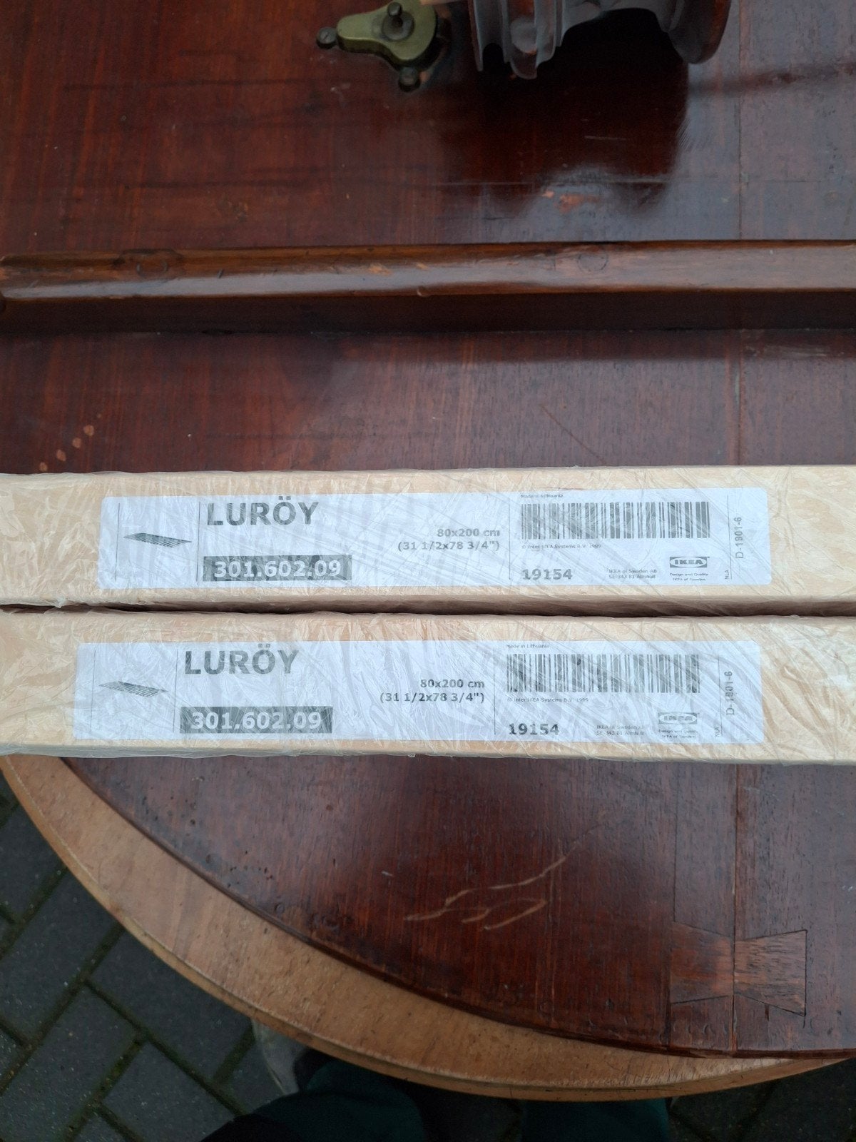 Nieuwe IKEA LURÖY lattenbodems (2 stuks), Ophalen, Nieuw, 70 tot 85 cm, Lattenbodem