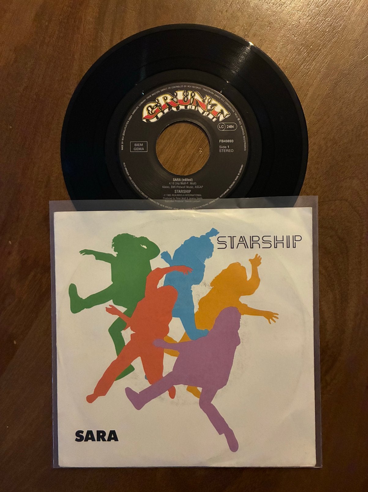 Starship - Sara, Ophalen of Verzenden, Zo goed als nieuw, 7 inch