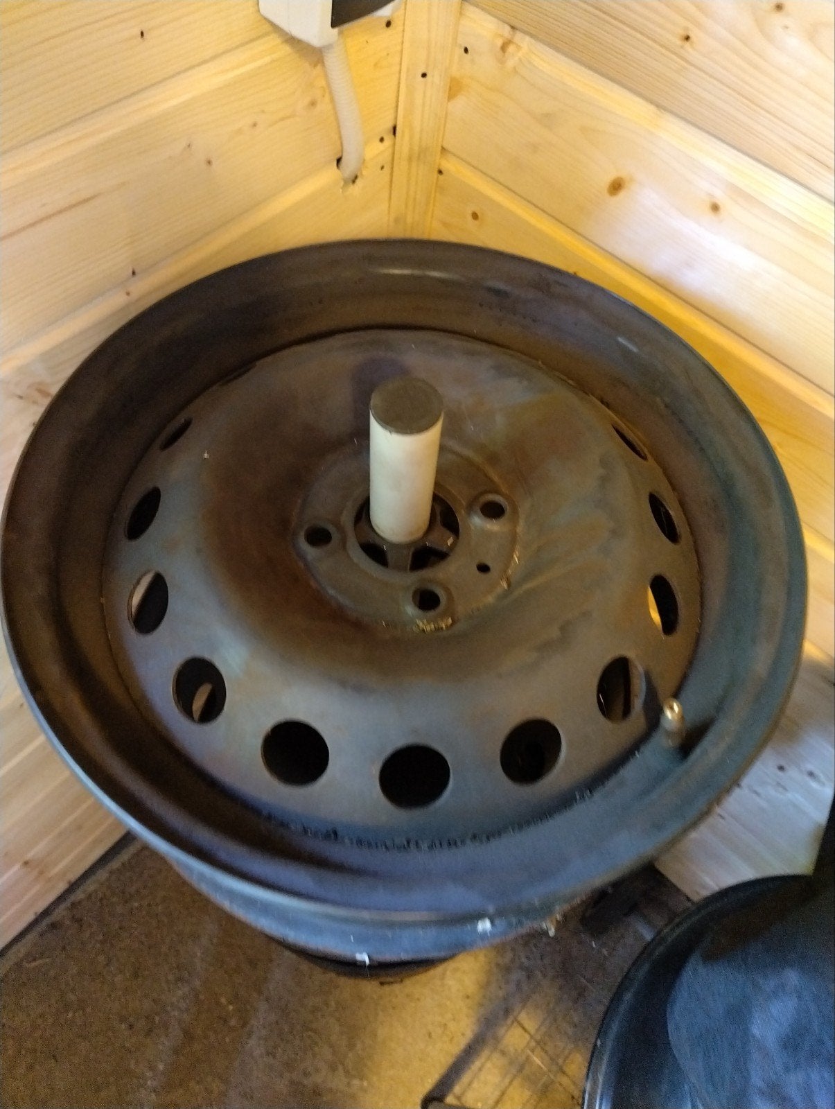4 stuks, 15 inch stalen velgen, Auto-onderdelen, Banden en Velgen, Ophalen, Gebruikt, 15 inch, Velg(en)