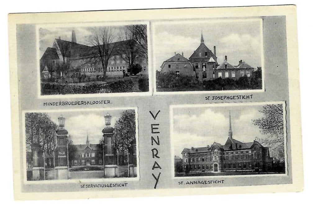 Venray - Klooster en gestichten, Verzenden, 1920 tot 1940, Gelopen, Limburg