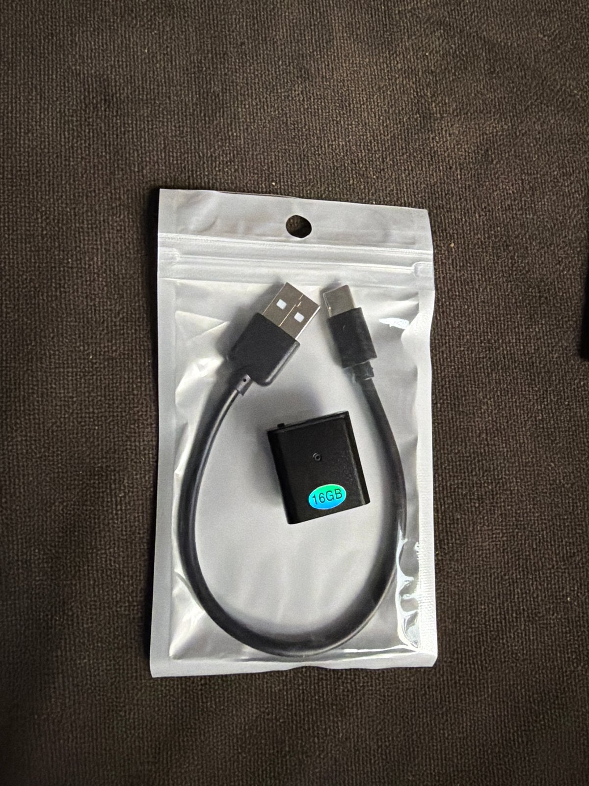 Mini Spy recorder 16GB met USB-kabel, Computers en Software, Verzenden, Nieuw, 16 GB