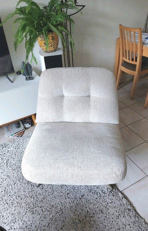draaifauteuil ZUIVER Benjamin, Huis en Inrichting, Ophalen, Zo goed als nieuw, 75 tot 100 cm, Leer