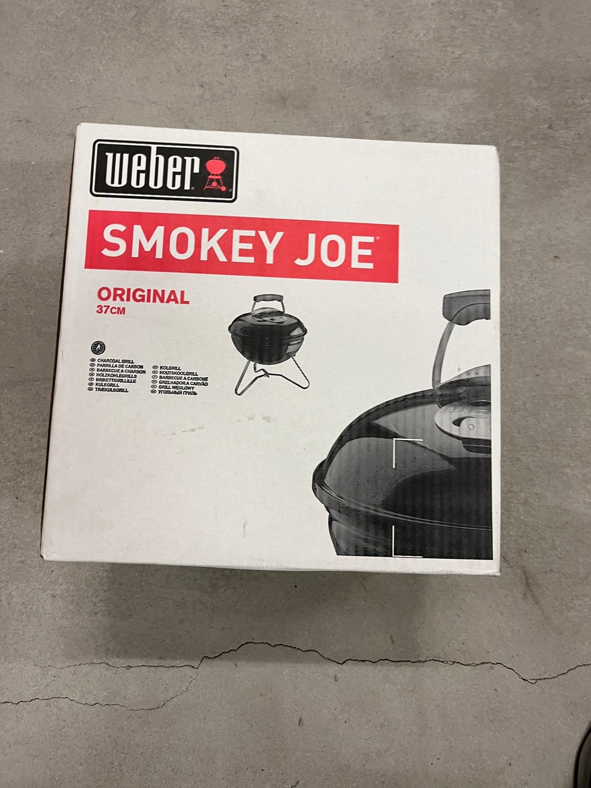 Nieuw in doos Weber Smokey Joe Original bbq 37cm, Ophalen of Verzenden, Nieuw