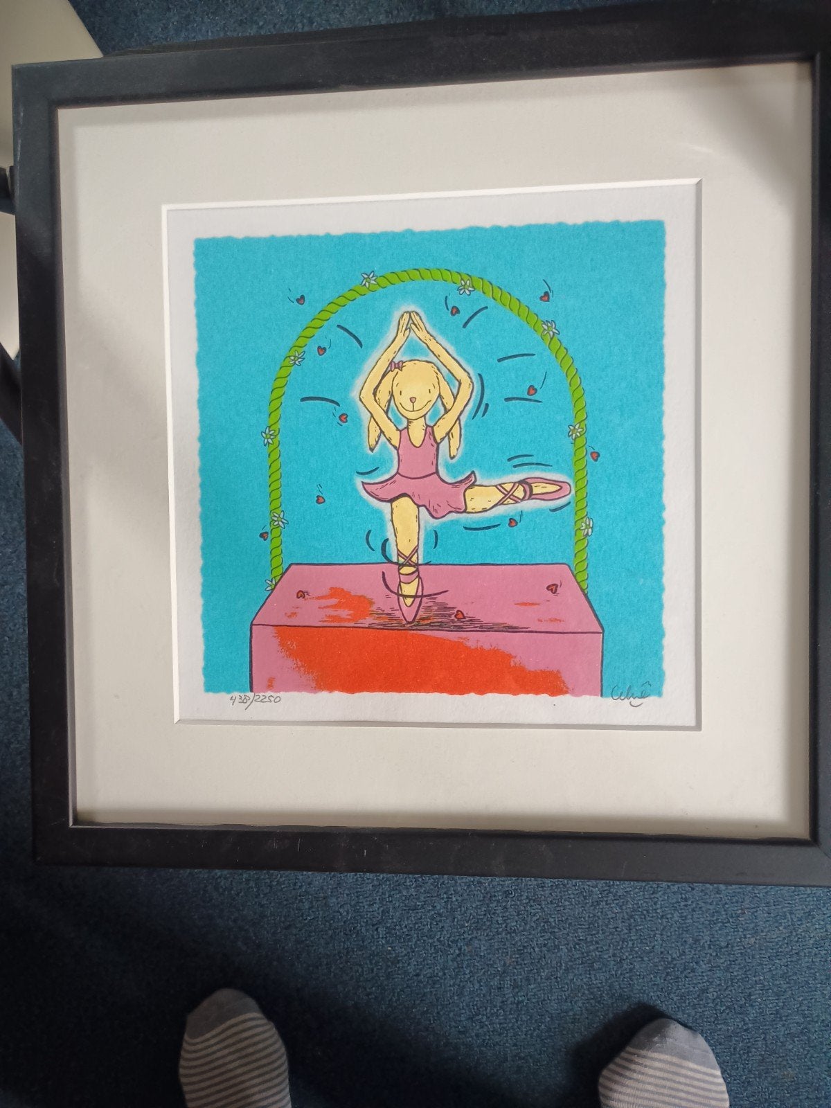Celine Maat - Ballerina Zeefdruk (Nieuw), Antiek en Kunst, Kunst | Litho's en Zeefdrukken, Ophalen of Verzenden