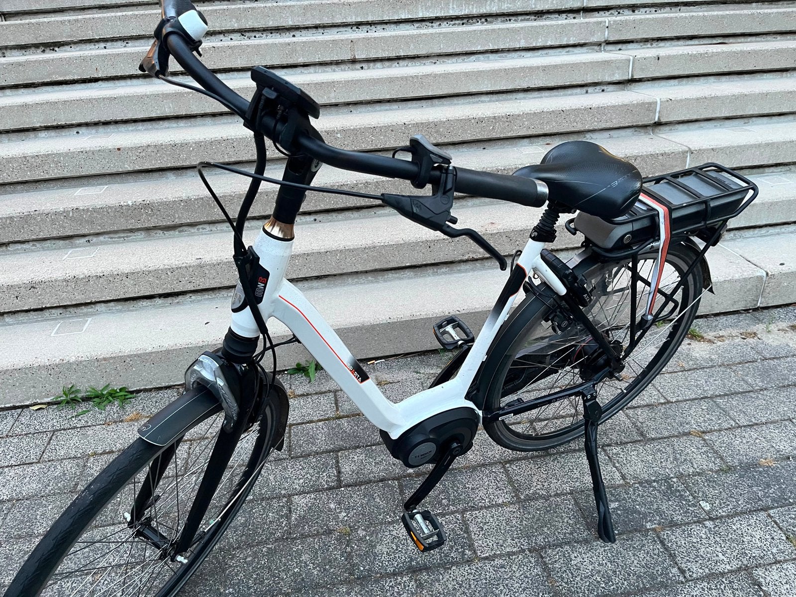 Sparta Elektrische damesfiets I Bosch middenmotor, Ophalen, Gebruikt, 50 km per accu of meer, Sparta
