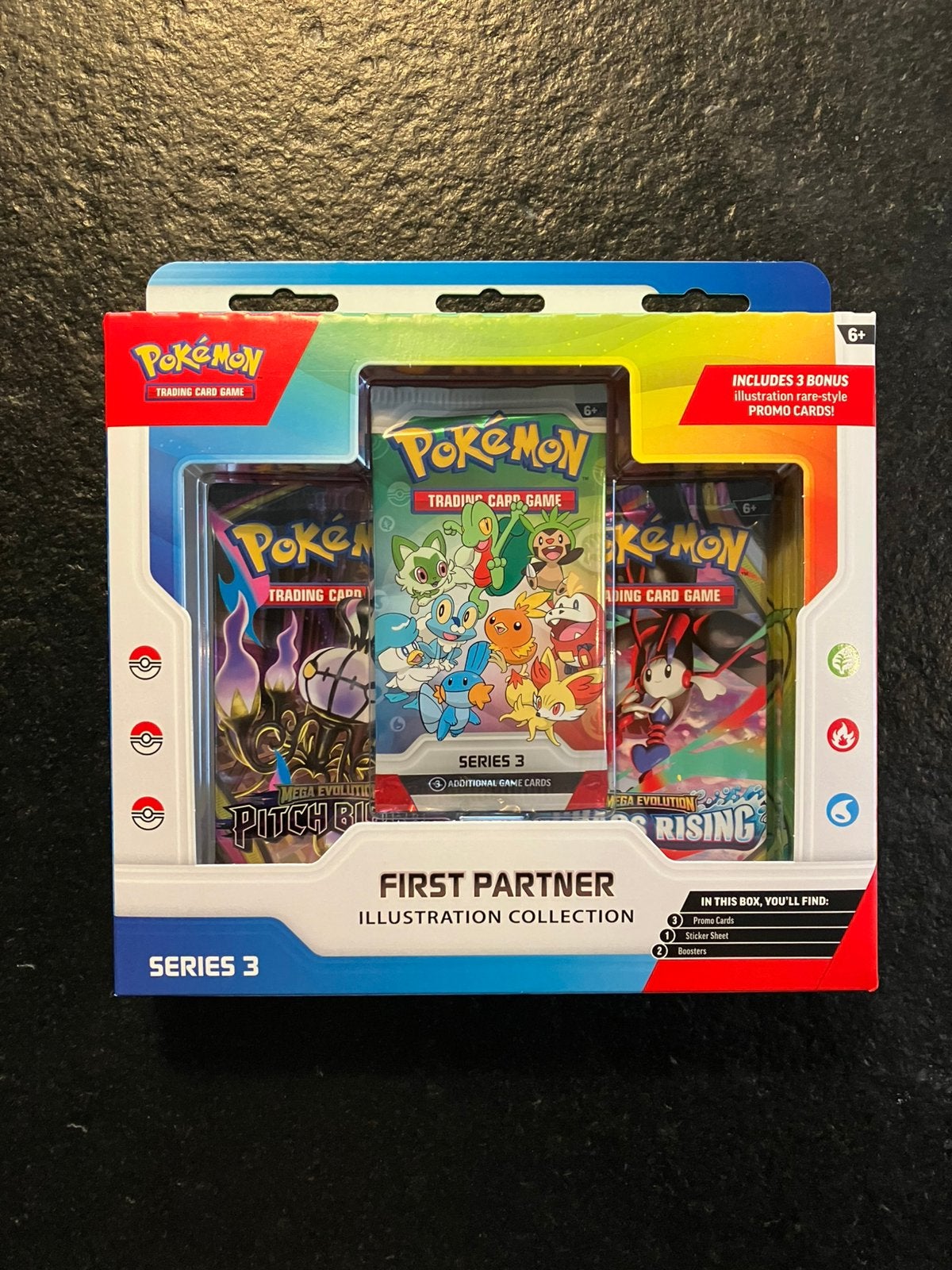 Pokémon First Partner Illustration Collection 3 Sealed, Ophalen of Verzenden, Nieuw, Booster, Foil