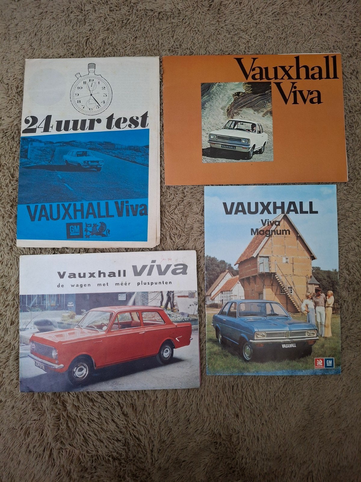 lot autofolders Vauxhall Viva, Verzenden, Zo goed als nieuw, Algemeen