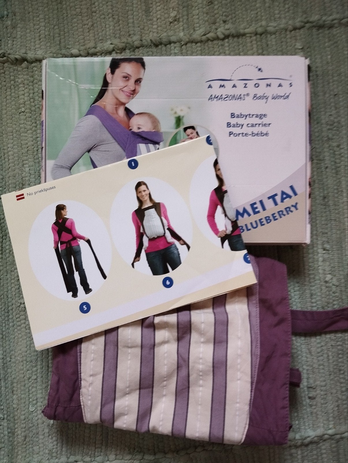 Draagdoek draagzak amazonas mei tai blueberry - zgan, Kinderen en Baby's, Babydragers en Draagdoeken, Overige merken, Draagdoek
