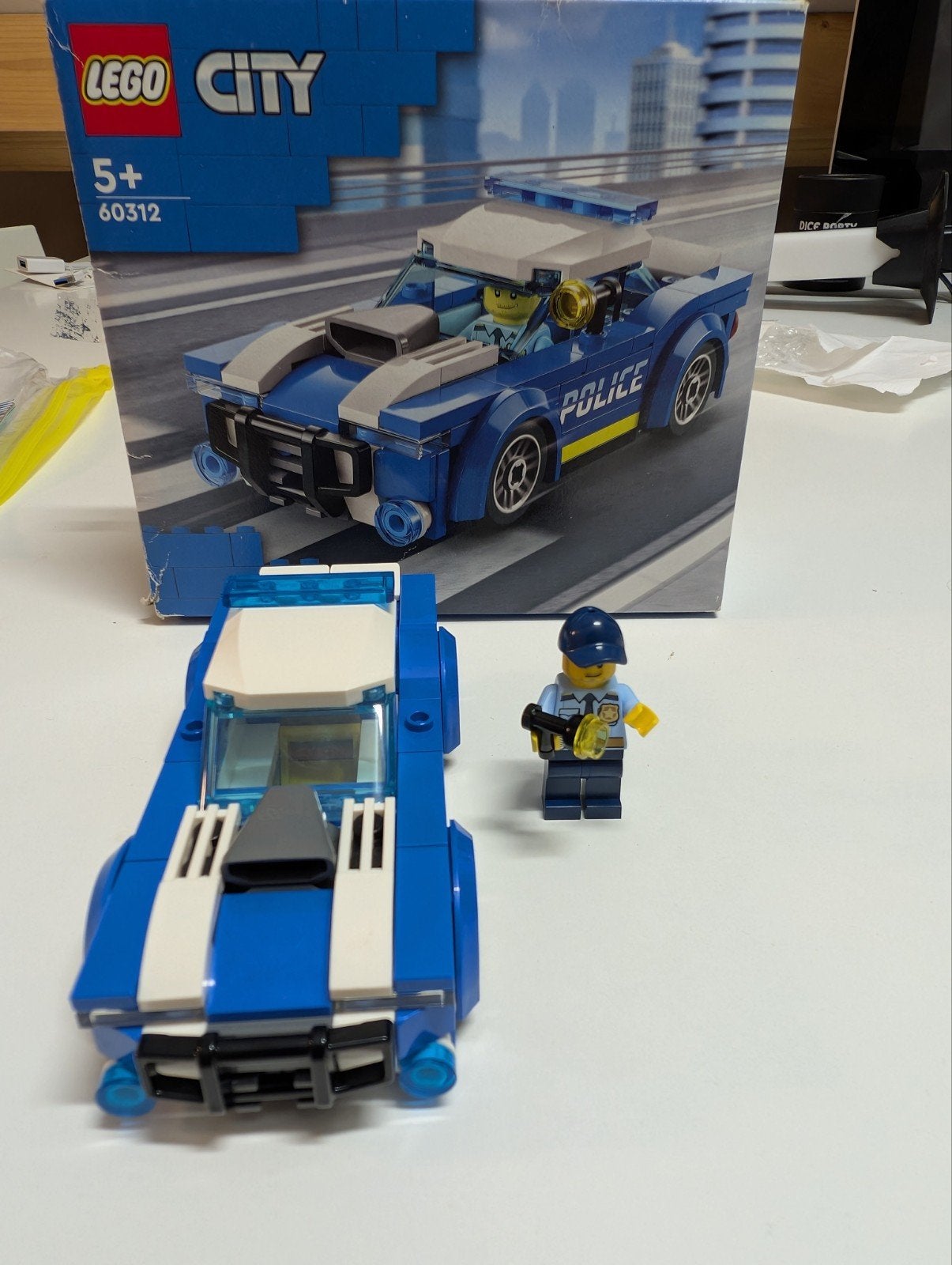 Lego City 60312 Politiewagen compleet met doos, City, Lego, Inclusief accessoires, Ophalen of Verzenden
