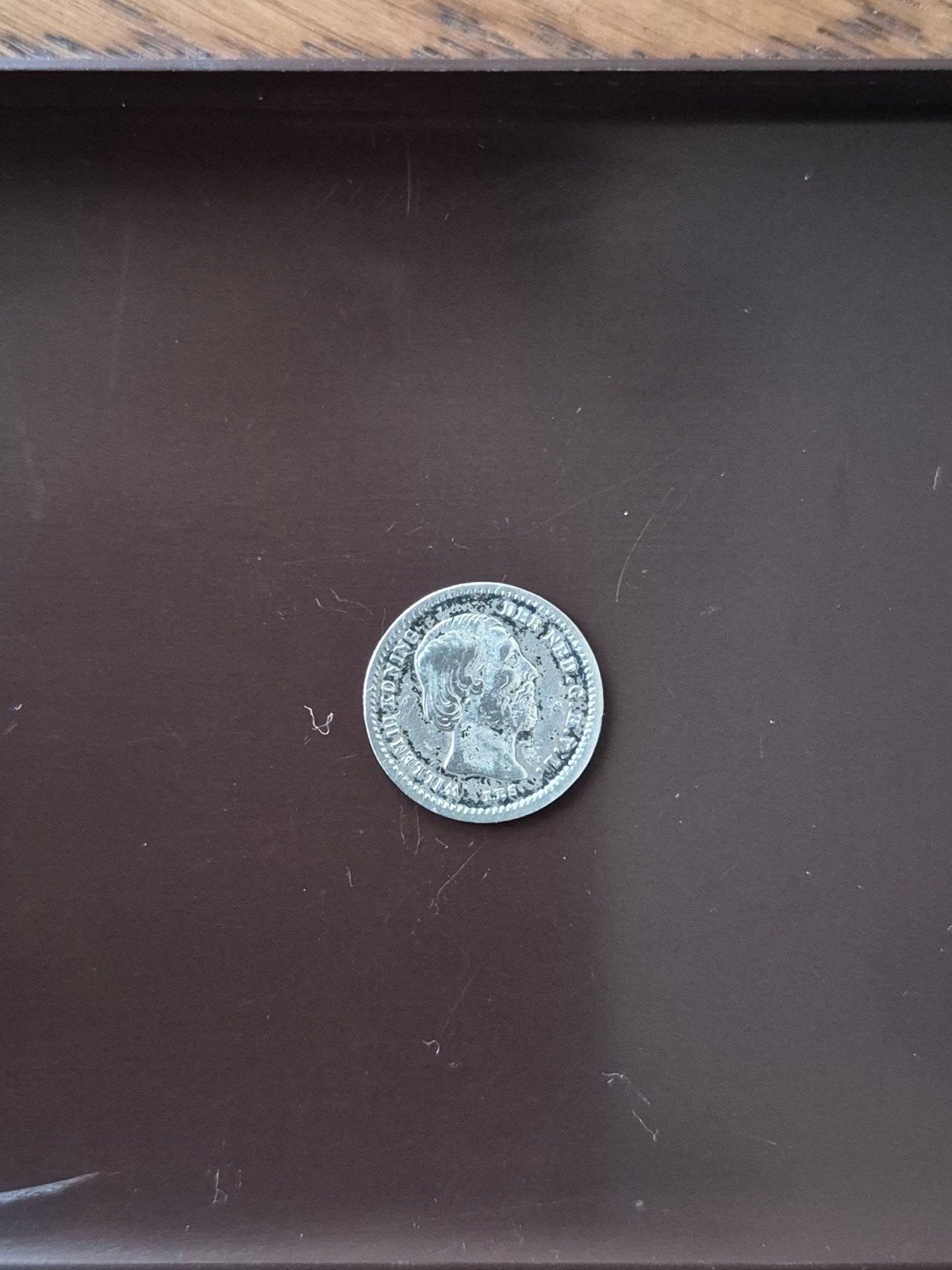 Zilveren 5 cent munt Koning Willem III 1850, Koning Willem III, Zilver, Ophalen of Verzenden, Losse munt