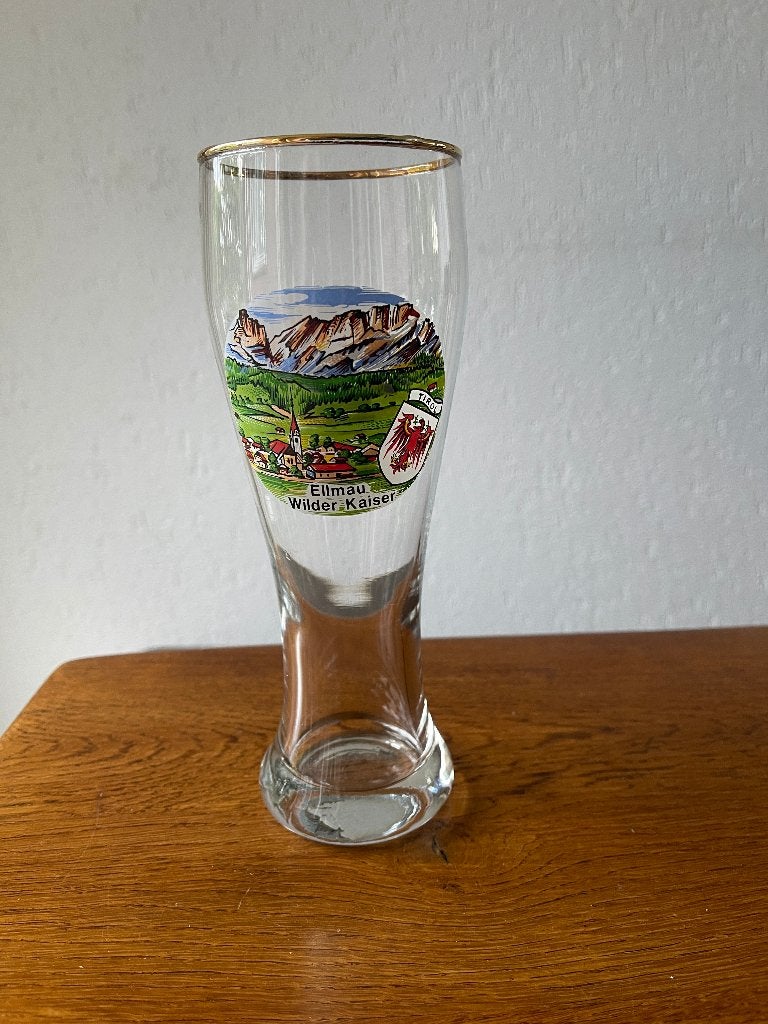 Bierglas "Ellmau Wilder Kaiser" Nieuw, Verzamelen, Glas en Borrelglaasjes, Ophalen of Verzenden, Nieuw, Bierglas