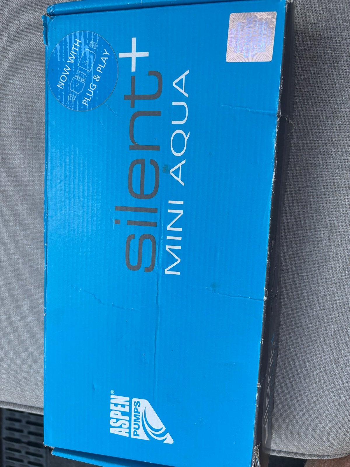 Aspen pumps type silent+ mini aqua zit in de originale doos, Ophalen, Minder dan 60 m³, Nieuw, Wandairco