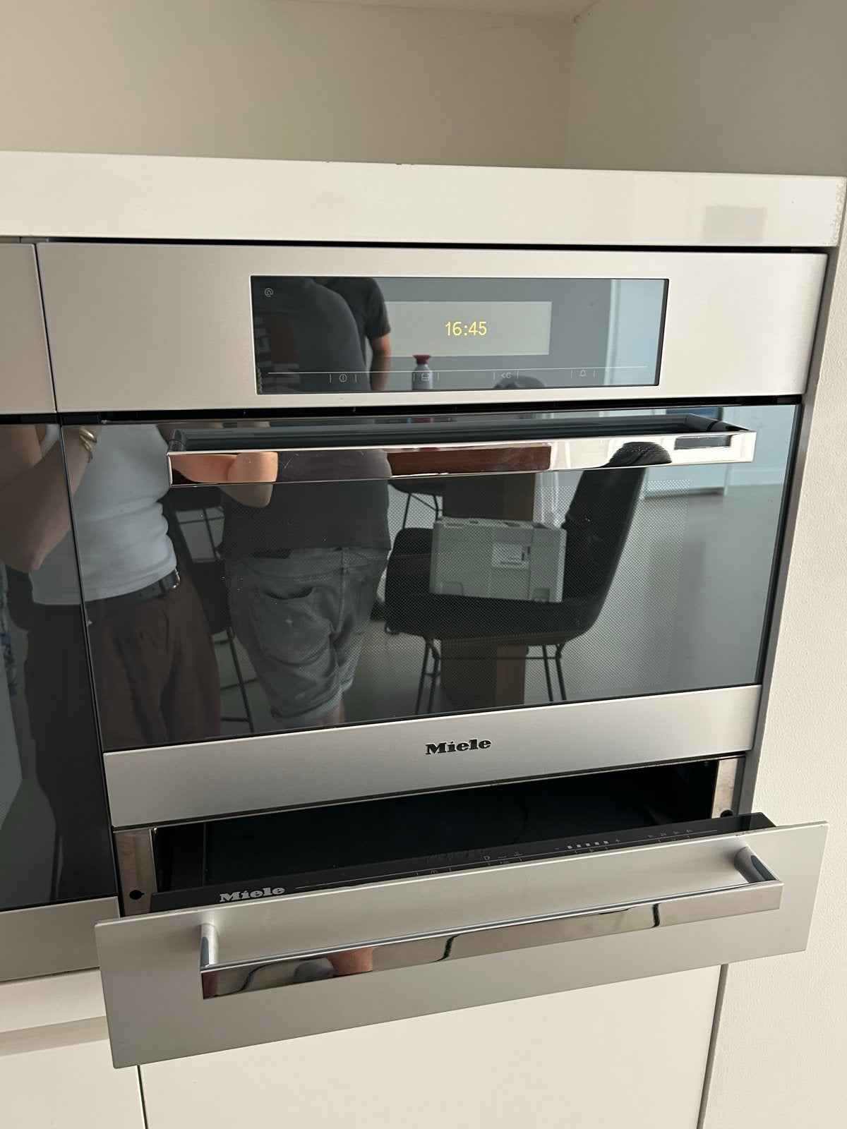 Miele Stoomoven met Warmtelade - Inbouw, Ophalen, Inbouw, Miele, Stoomoven