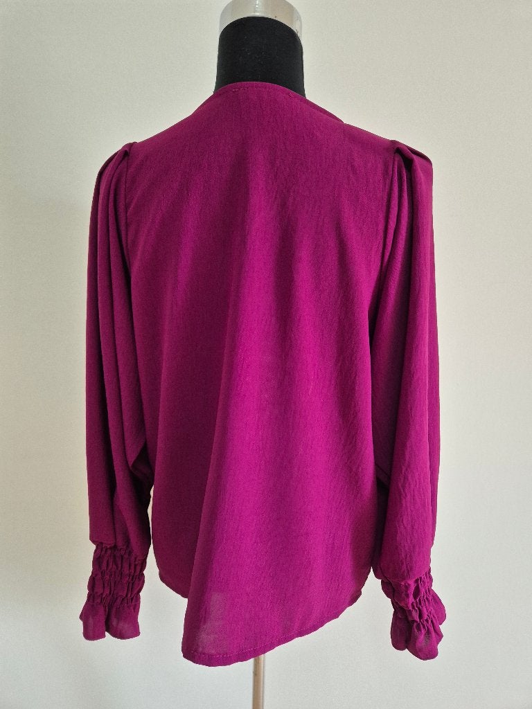 Top134Z - Paarse Azzurro tuniek maat S-M (1), Ophalen of Verzenden, Zo goed als nieuw, Paars