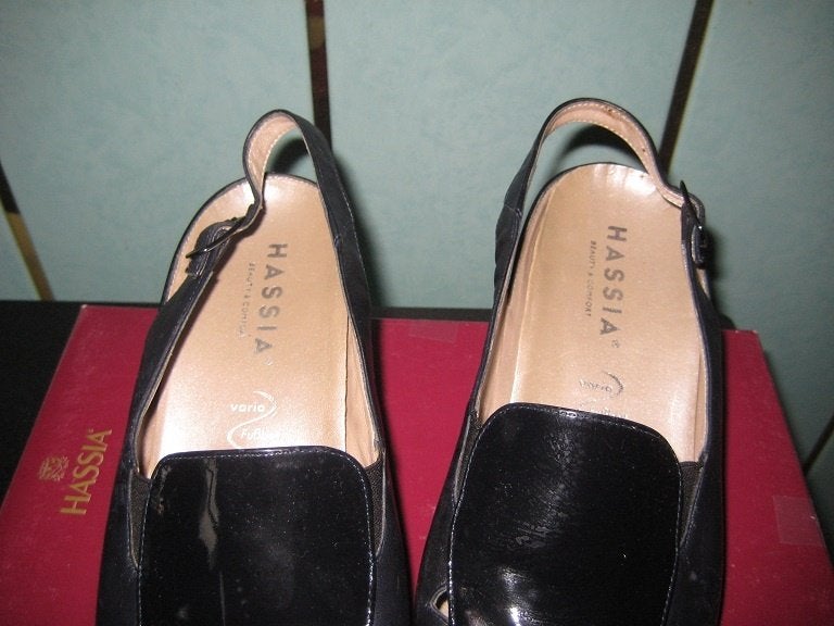 zomerschoenen, merk Hassia, maat 39, Kleding | Dames, Schoenen, Hassia, Zwart, Zo goed als nieuw, Sandalen of Muiltjes