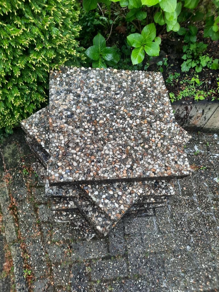 GRATISSS  GRINDTEGELS 50 X 50 (13 of wat je nodig hebt!), Tuin en Terras, Ophalen, Gebruikt, Minder dan 5 m², Beton