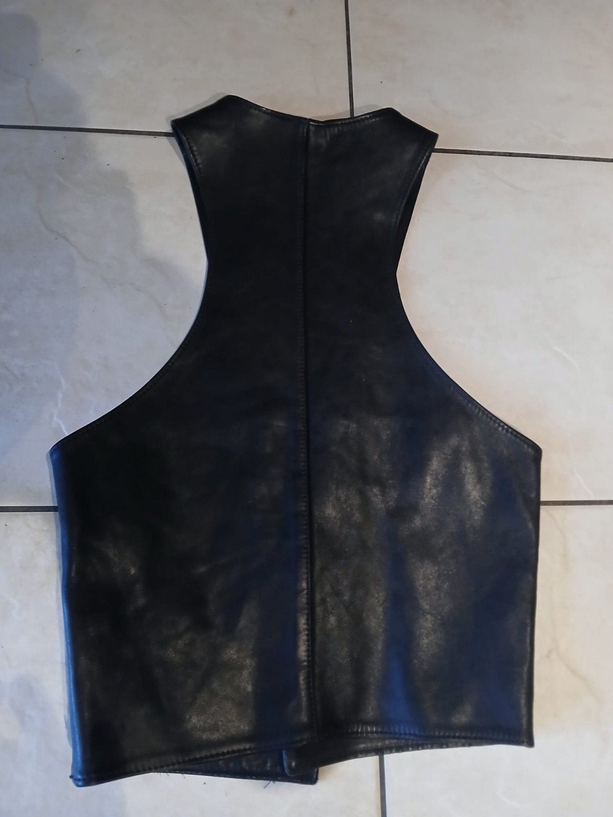 kinky MR B leren bartender, Kleding | Heren, Maat 48/50 (M), Zwart, Mr b, Ophalen of Verzenden