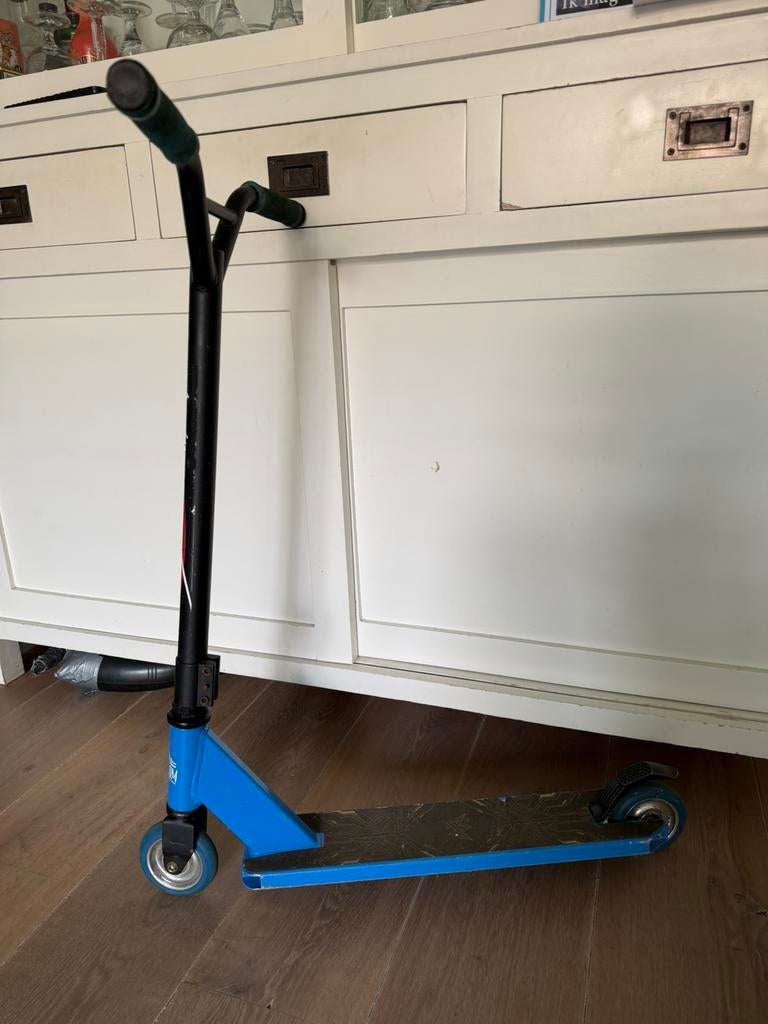 (stunt) step blauw, Fietsen en Brommers, Steps, Ophalen, Gebruikt, Gewone step