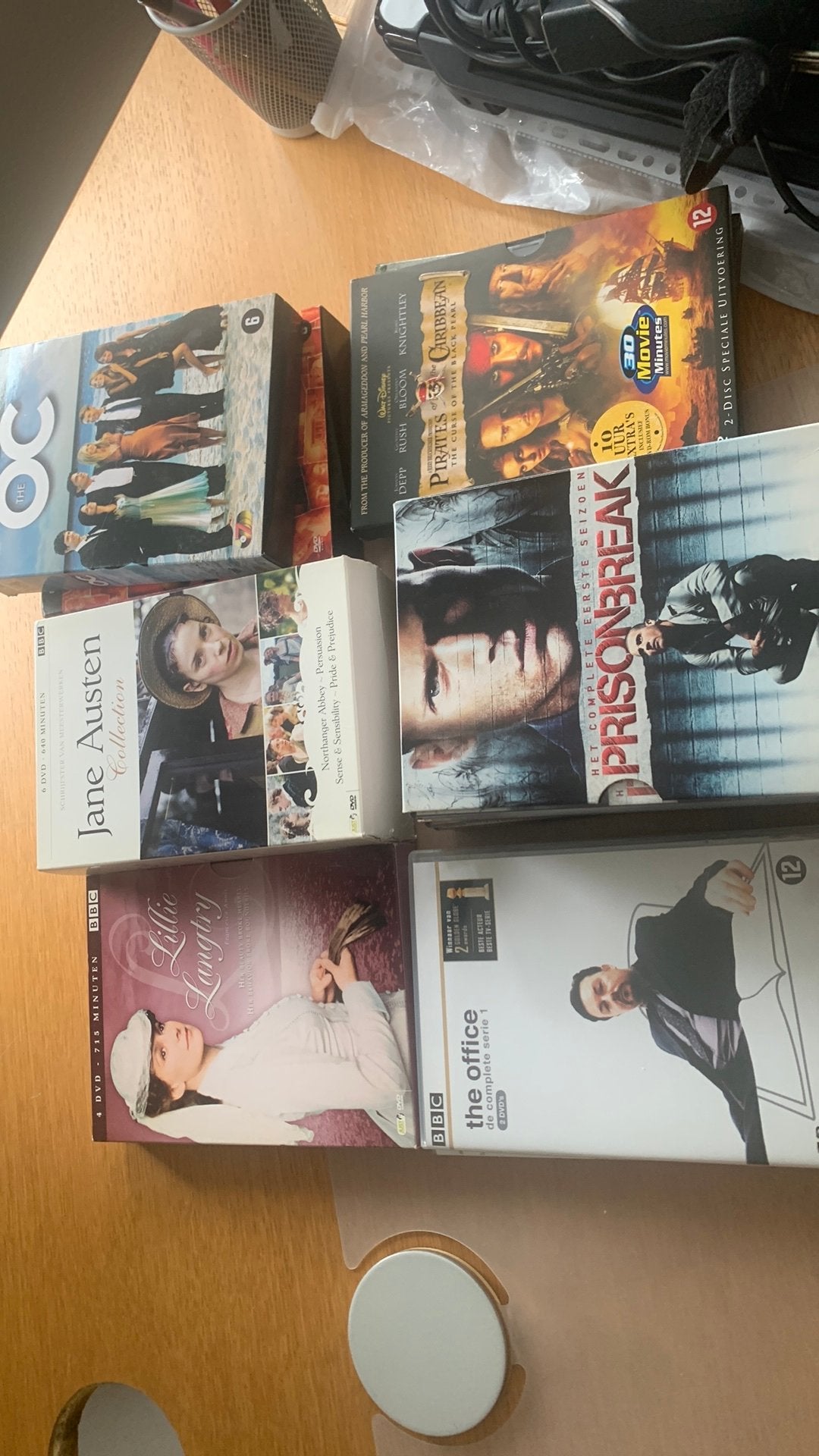 The OC/Prison Break/The Office/Lillie Langtry/J.Austen/Carr, Ophalen, Zo goed als nieuw
