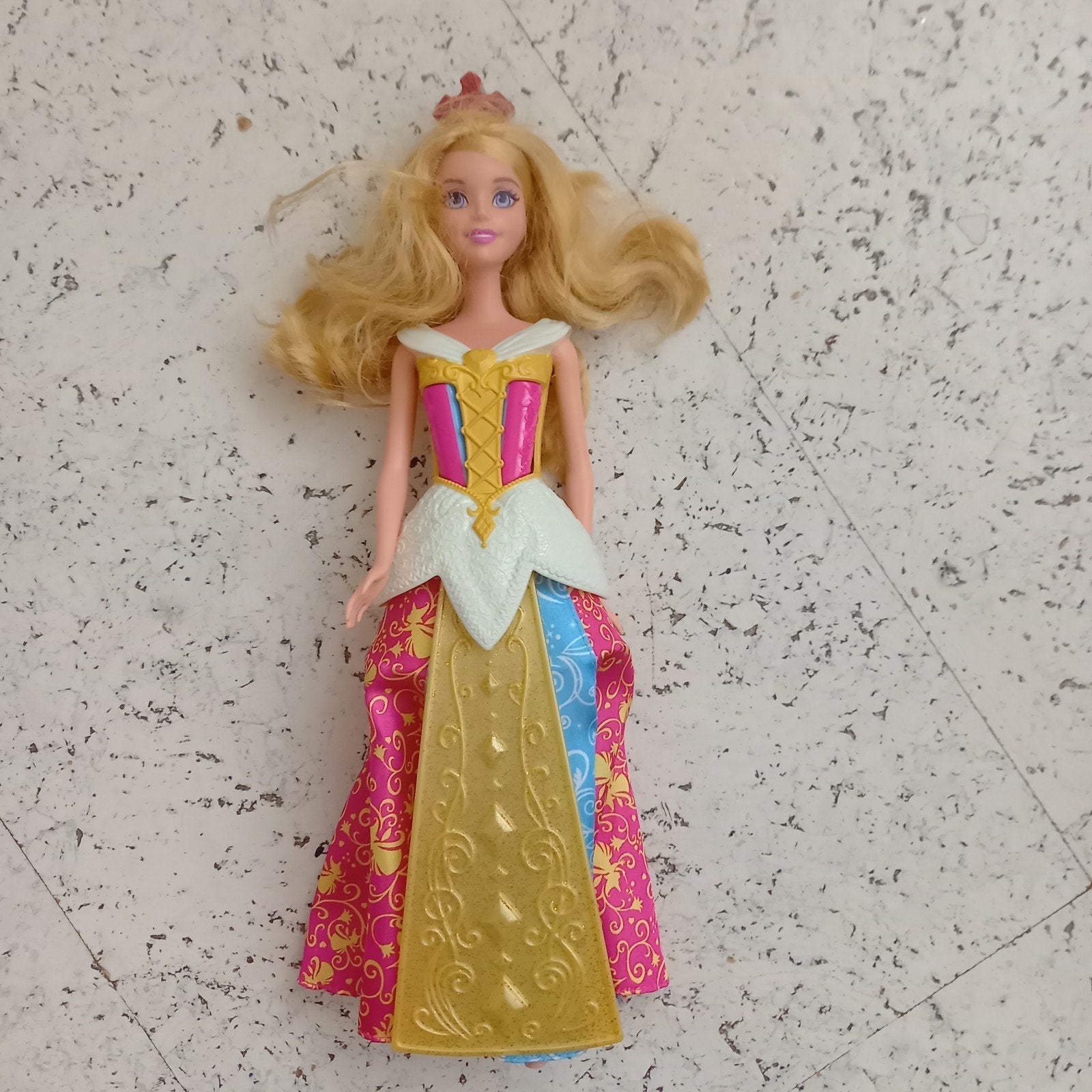 Disney Prinses Aurora Barbie Pop, Ophalen of Verzenden, Gebruikt, Barbie