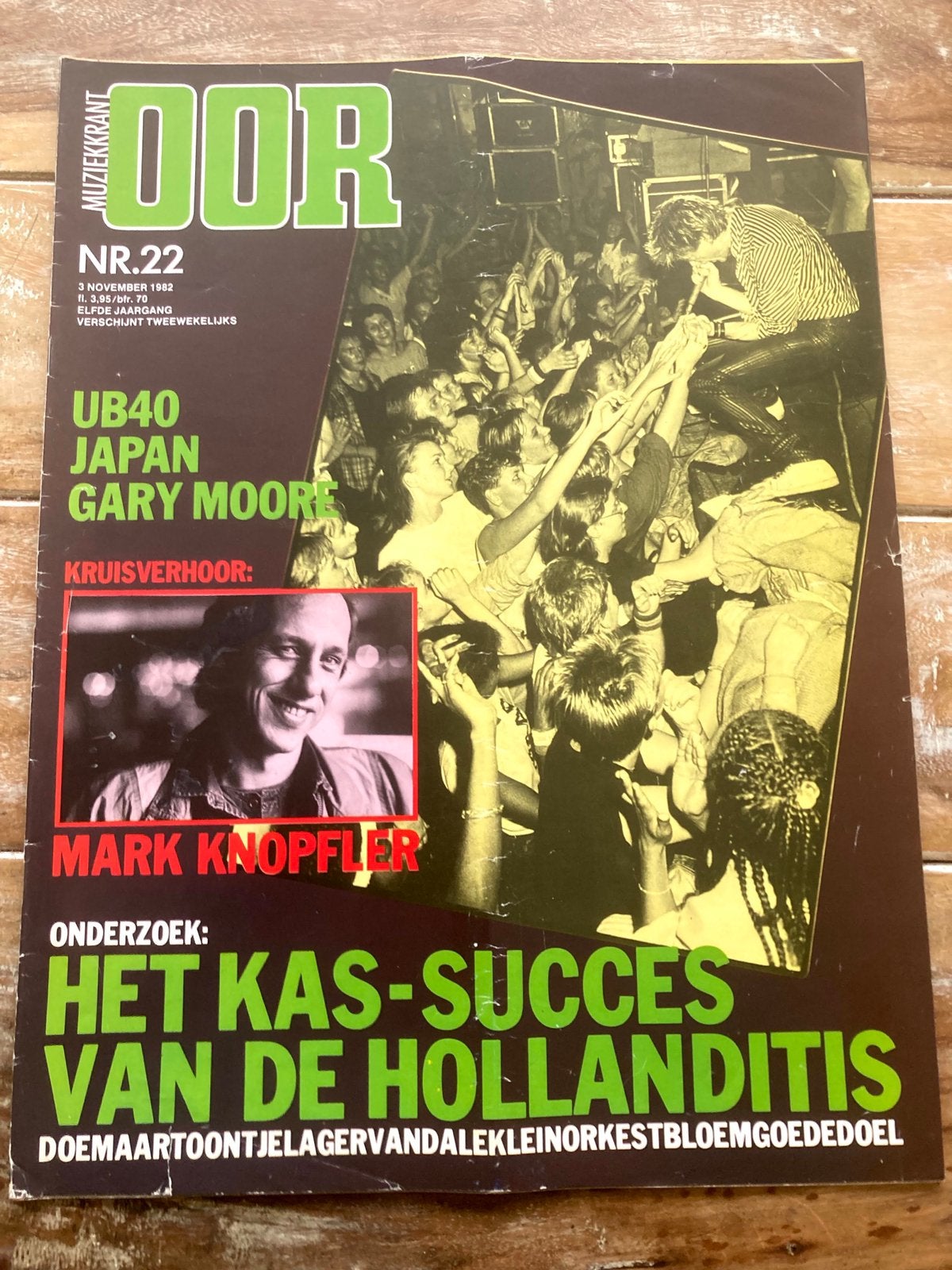 Muziekkrant OOR 1982 GARY MOORE Dire Straits DOE MAAR UB40, Boeken, Ophalen of Verzenden, Zo goed als nieuw, Muziek, Film of Tv
