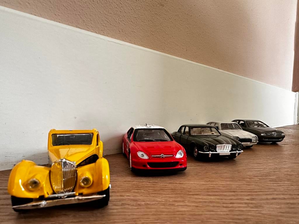 Modelauto’s Solido 1:43 5 stuks, Hobby en Vrije tijd, Modelauto's | 1:43, Ophalen, Gebruikt, Auto, Solido