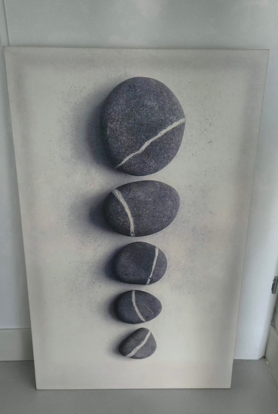 Ikea Canvas met Zen Stenen - 120x80 cm, Huis en Inrichting, Ophalen, 75 tot 100 cm, 75 – 100, Print