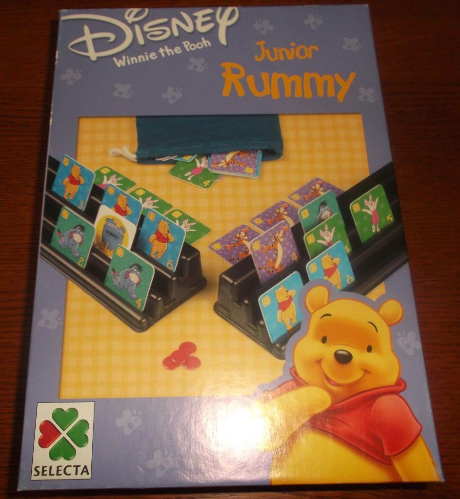 Disney Junior Rummy Winnie the Pooh (nieuw), Een of twee spelers, Ophalen of Verzenden, Nieuw, Selecta