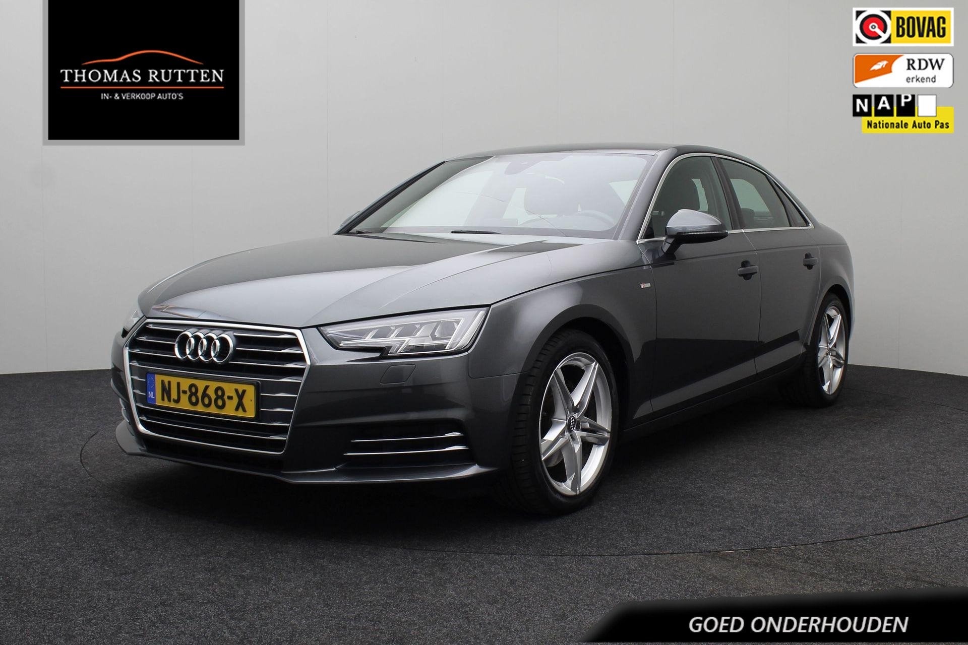 Audi A4 Limousine 1.4 TFSI S-Line Sport 2017 | Navigatie | G, Auto's, Audi, Gebruikt, 150 pk, Origineel Nederlands, Sedan