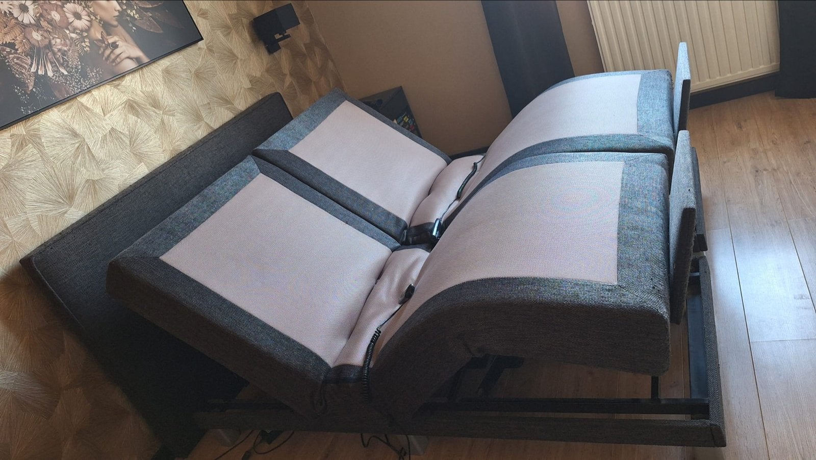 Boxspring electrisch verstelbaar 160x200, Ophalen, Tweepersoons, 180 cm, 200 cm