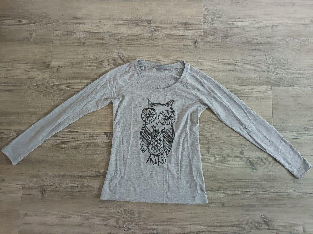 Grijze longsleeve shirt met lange mouwen maat M grijs WNDR, Kleding | Dames, Maat 38/40 (M), Ophalen of Verzenden, Lange mouw