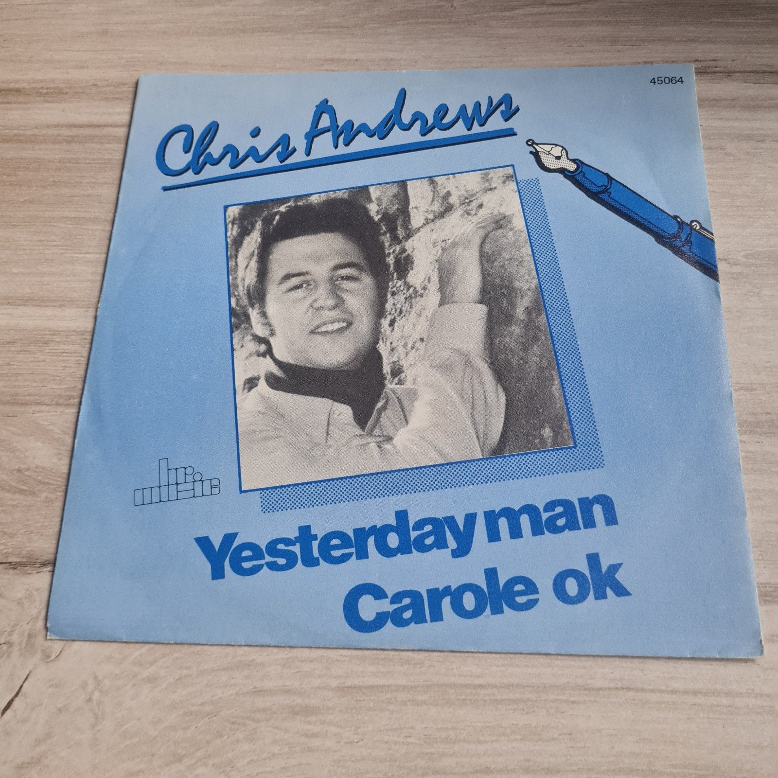 Chris Andrews - Yesterday Man / Carole Ok (Vinyl Single), Cd's en Dvd's, Vinyl Singles, Gebruikt, 7 inch, Ophalen of Verzenden