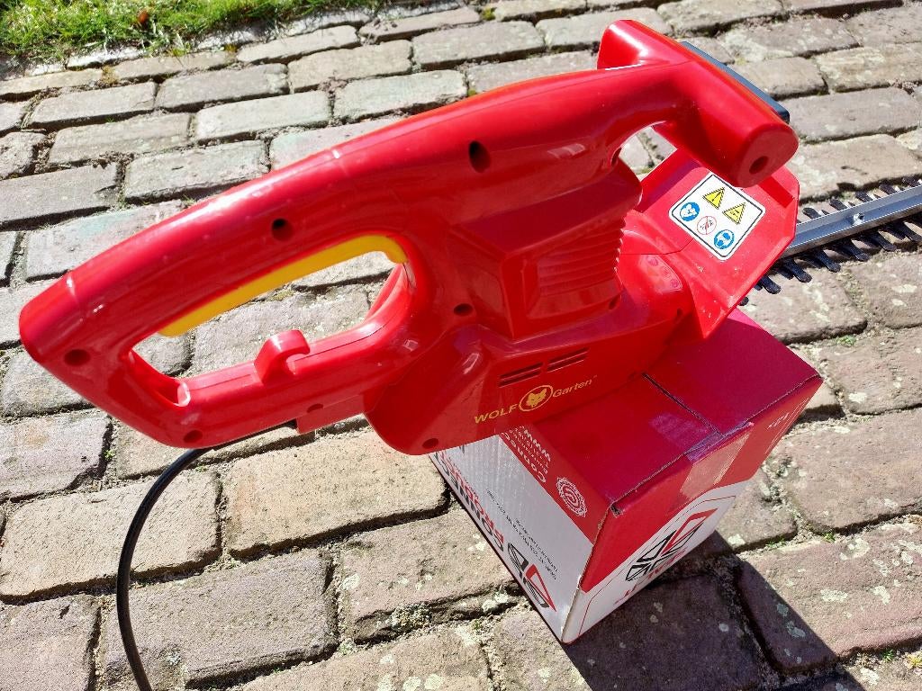Mooie scherpe hegschaar WOLF Lycos E/420H electrisch, Tuin en Terras, Ophalen of Verzenden, Gebruikt, Elektrisch, WOLF GARTEN