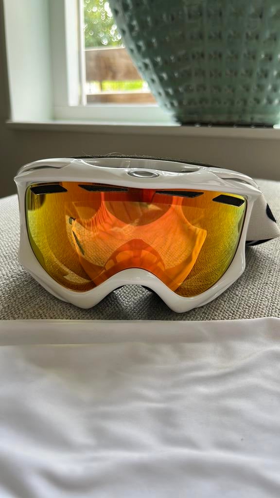 Oakley skibril wit, Overige merken, Overige typen, Ophalen of Verzenden, Zo goed als nieuw