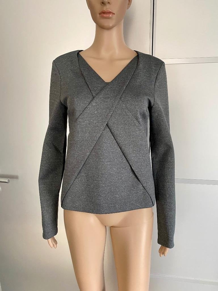 G743 Nieuw: SuperTrash maat M=36/38 trui top grijs, Maat 38/40 (M), Supertrash, Nieuw, Ophalen of Verzenden