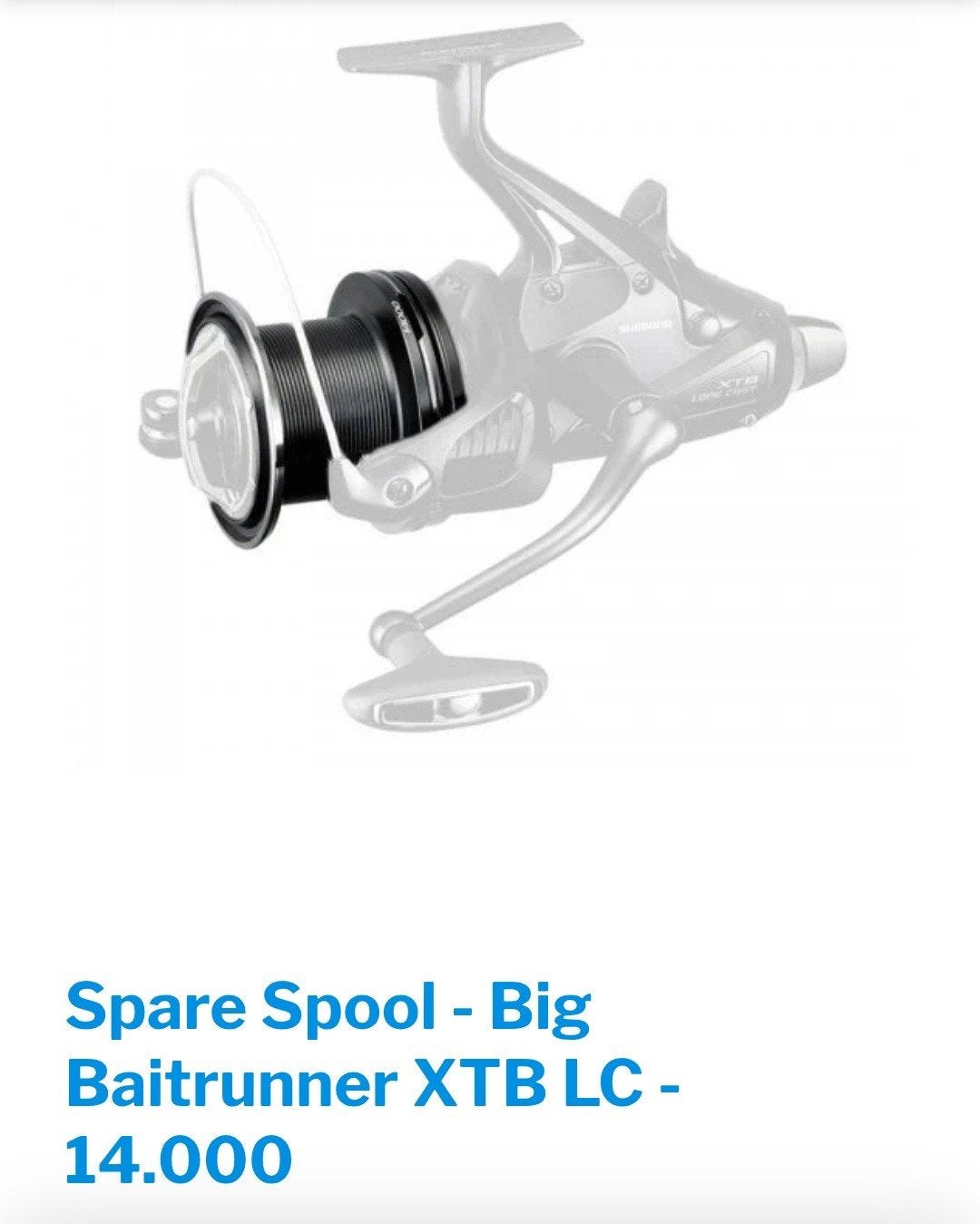 GEZOCHT!!! SHIMANO XTB 14000 LC SPOEL, Watersport en Boten, Hengelsport | Karpervissen, Ophalen of Verzenden, Zo goed als nieuw