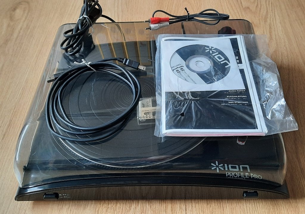ION platenspeler usb, Zo goed als nieuw, USB-aansluiting, Platenspeler, Ophalen