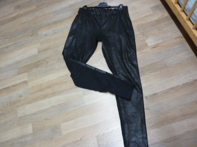 NÜ Denmark zwarte aparte legging nieuw maat xxl / 46, Verzenden, Zwart, Maat 46/48 (XL) of groter, Nieuw