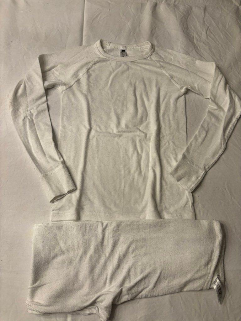 Hema thermo ondergoed shirt en broek set wit maat 134-140!, Jongen of Meisje, Ophalen of Verzenden, Zo goed als nieuw, Setje