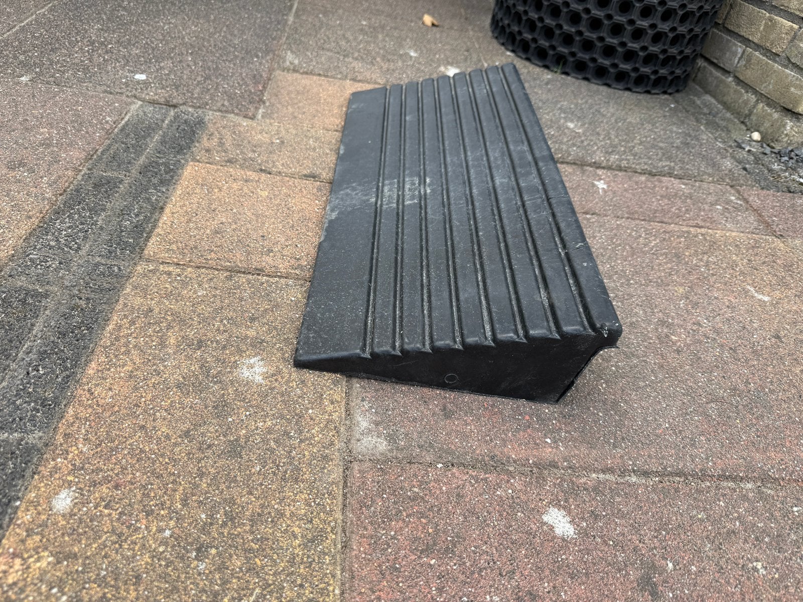 Rubberen drempelhulp schuur 10 cm, Ophalen, Zo goed als nieuw, Overige materialen