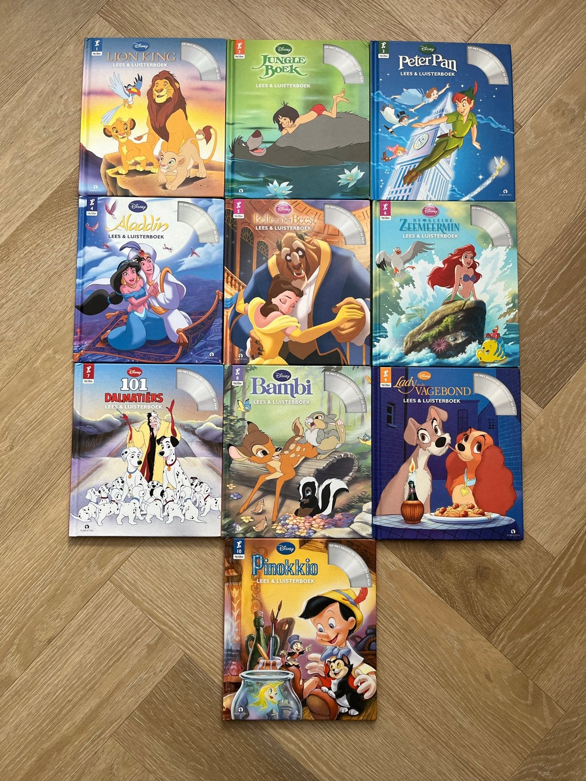 Disney Lees & Luisterboeken collectie (10 stuks), Boeken, Jongen of Meisje, Ophalen of Verzenden, Zo goed als nieuw, Voorleesboek