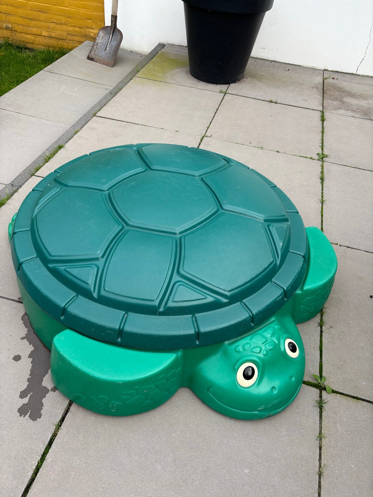 Little Tikes Schildpad Zandbak met Deksel, Ophalen, Gebruikt