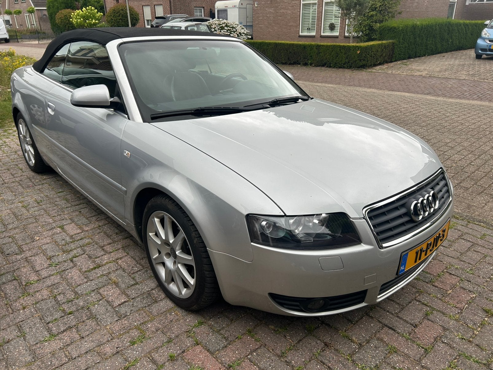 Audi A4 cabrio 3.0 V6, Auto's, Audi, Achterwielaandrijving, Zwart, Cabriolet, 4 stoelen