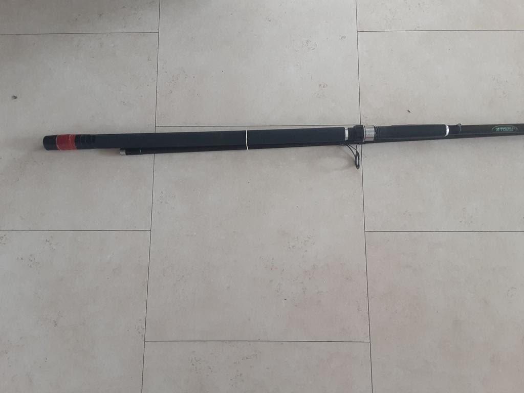 Mitchell Amada Cast 362 Telescopische Hengel 150gr Carbon, Ophalen of Verzenden, Gebruikt, Werphengel