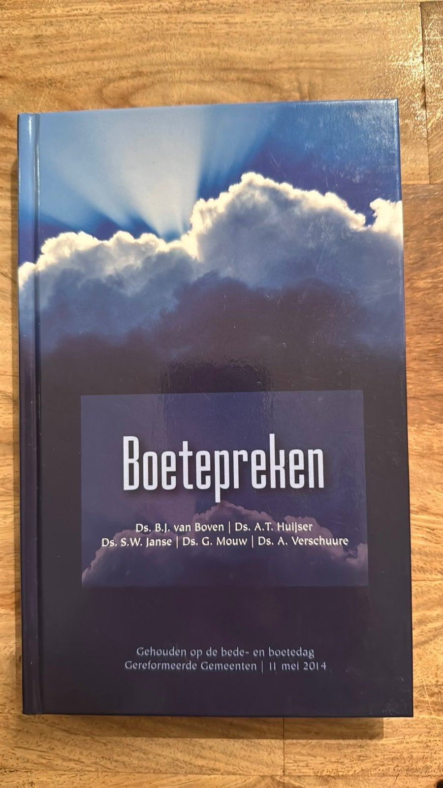 S.W. Janse - Boetepreken, Ophalen of Verzenden, Zo goed als nieuw, S.W. Janse; G. Mouw; B.J. van Boven; A.T. Huijser
