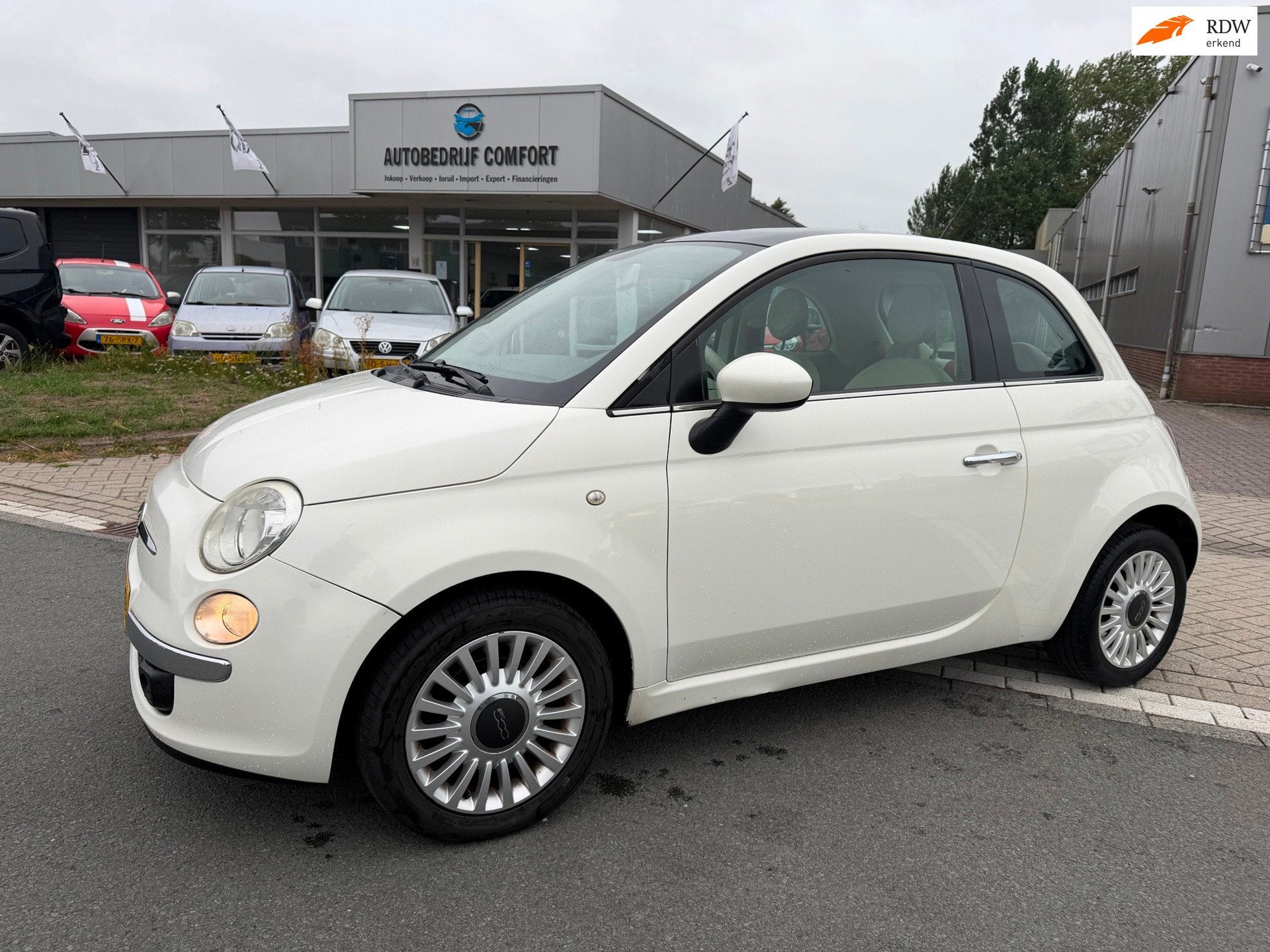 Fiat 500 1.2 Lounge, Euro 5, Stof, Gebruikt, 1242 cc