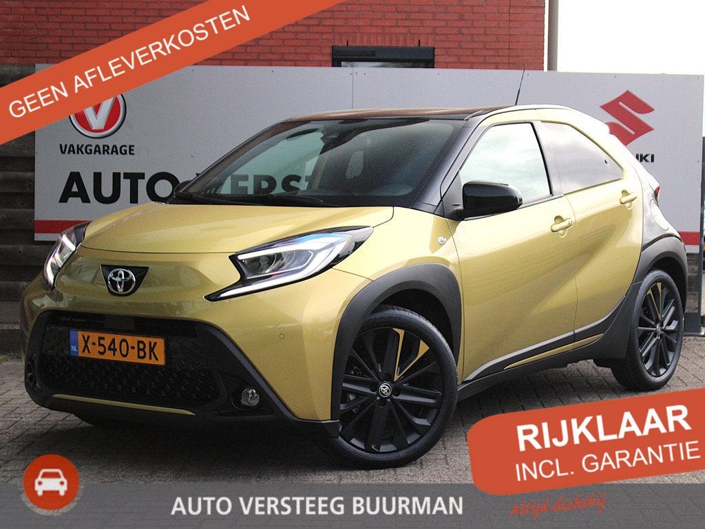 Toyota Aygo X 1.0 VVT-i S-CVT Premium Premium JBL Geluidsins, Auto's, Toyota, 12 maanden, Gebruikt, 4 stoelen, 3 cilinders