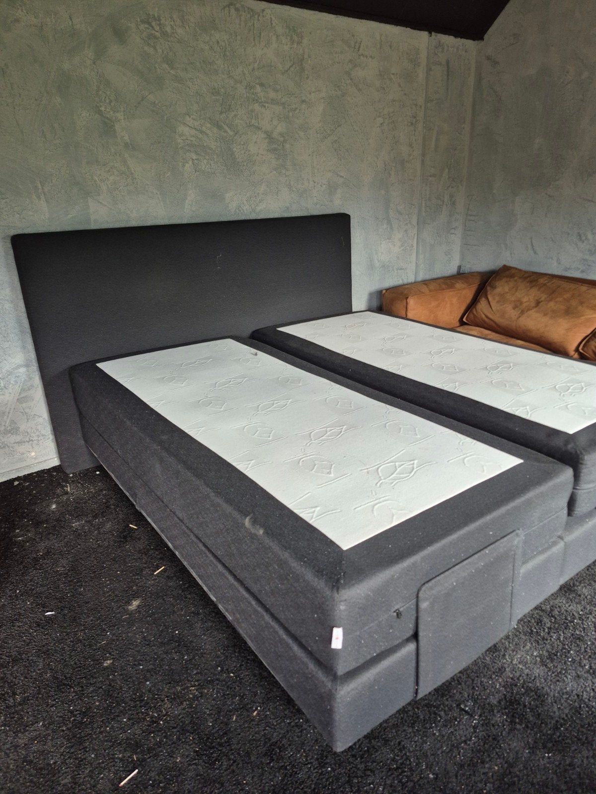 2 persoons boxspring 180 x 200, Ophalen, Gebruikt, Tweepersoons, 180 cm